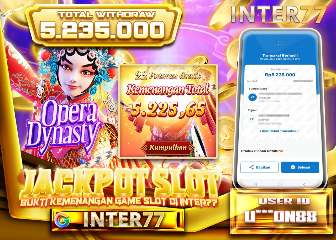 U***ON88 JACKPOT SLOT OPERA DYNASTY Rp.5.235.000 - LUNAS