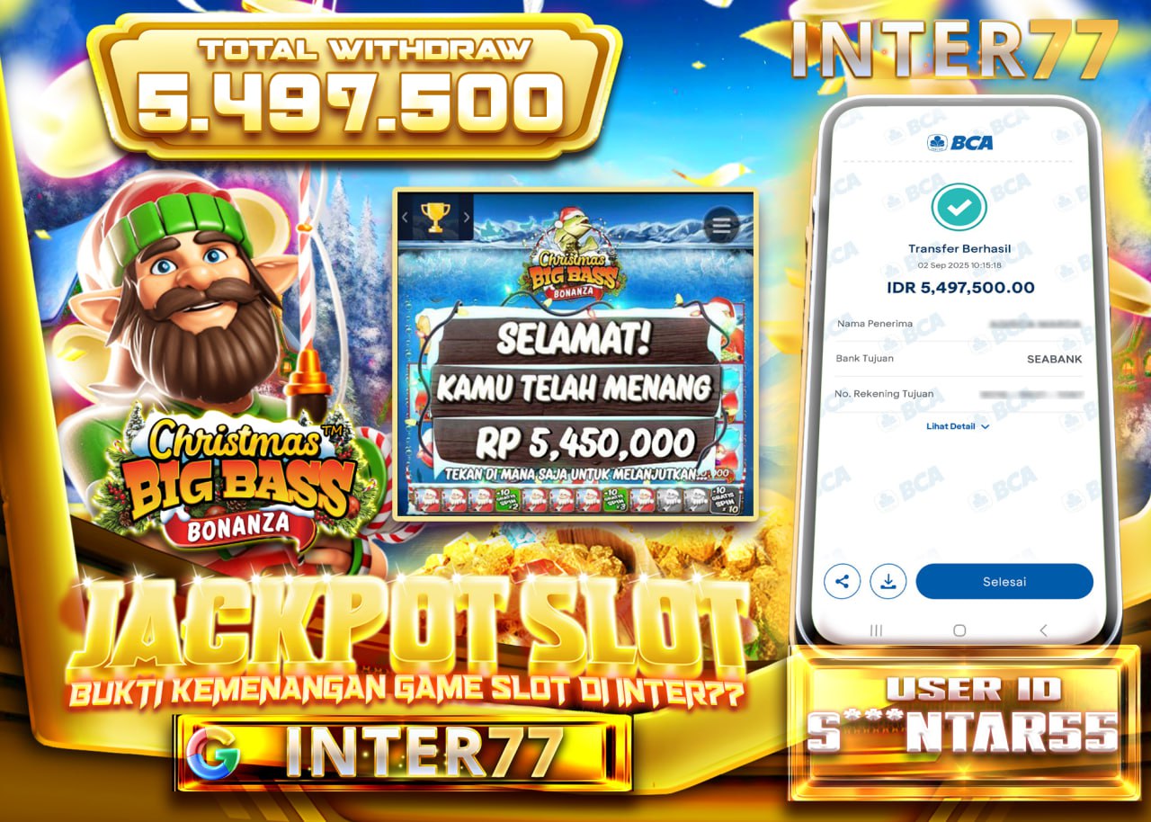 S***NTAR55 JACKPOT BIG BASS BONANZA Rp.5.497.500 - LUNAS