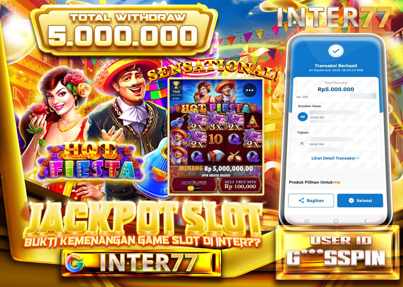 G***SSPIN JACKPOT HOT FIESTA Rp 5.000.000 - LUNAS