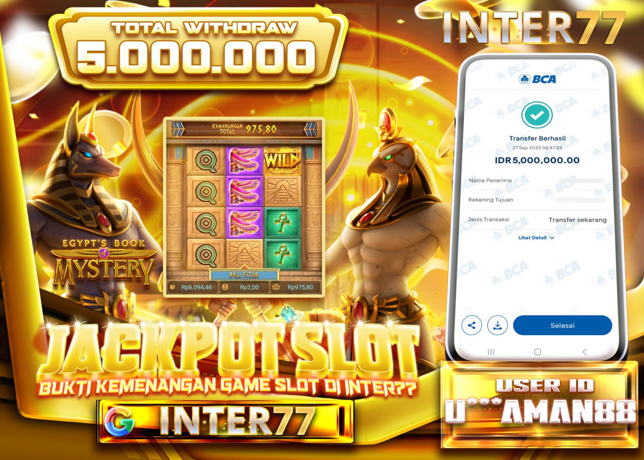 U***AMAN88 JACKPOT EGYPT OF MYSTERY BOOK Rp 5.000.000 - LUNAS